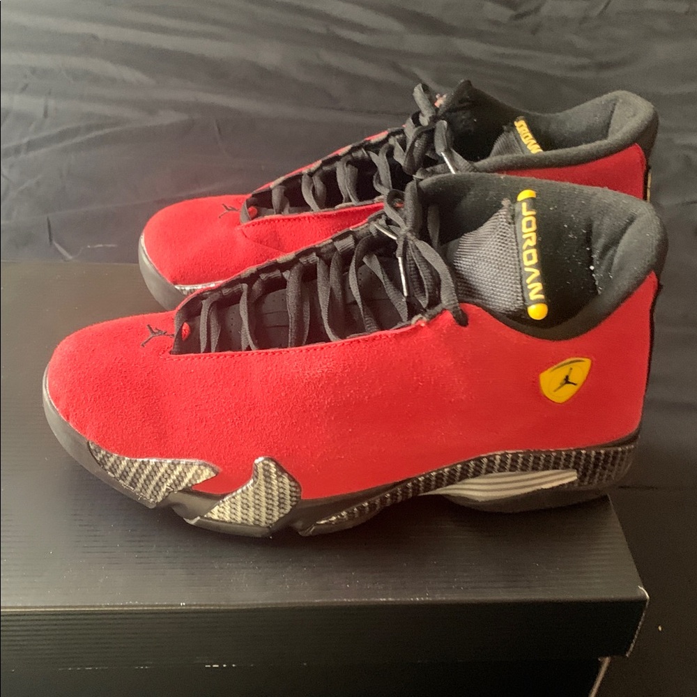 Jordan Red and Black Men's Shoes - Picture 2 of 8